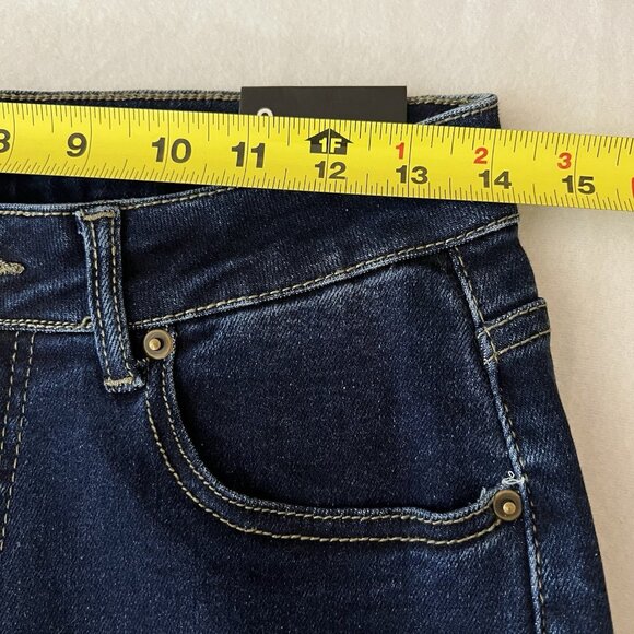 Vivi Vito Women's Stretch Navy Denim Jeans Size 9 High Rise Straight Leg  NWT - Picture 13 of 16